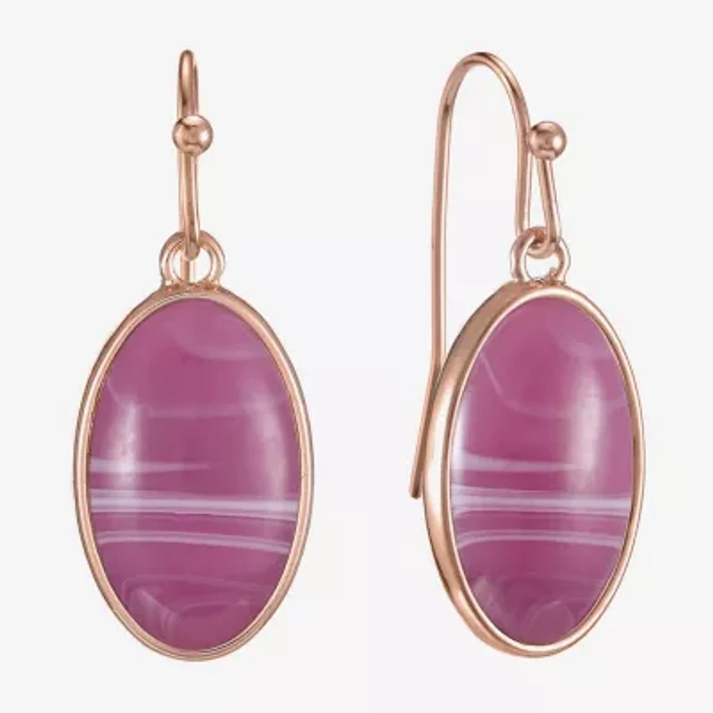 Liz Claiborne Oval Drop Earrings