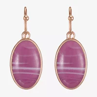 Liz Claiborne Oval Drop Earrings