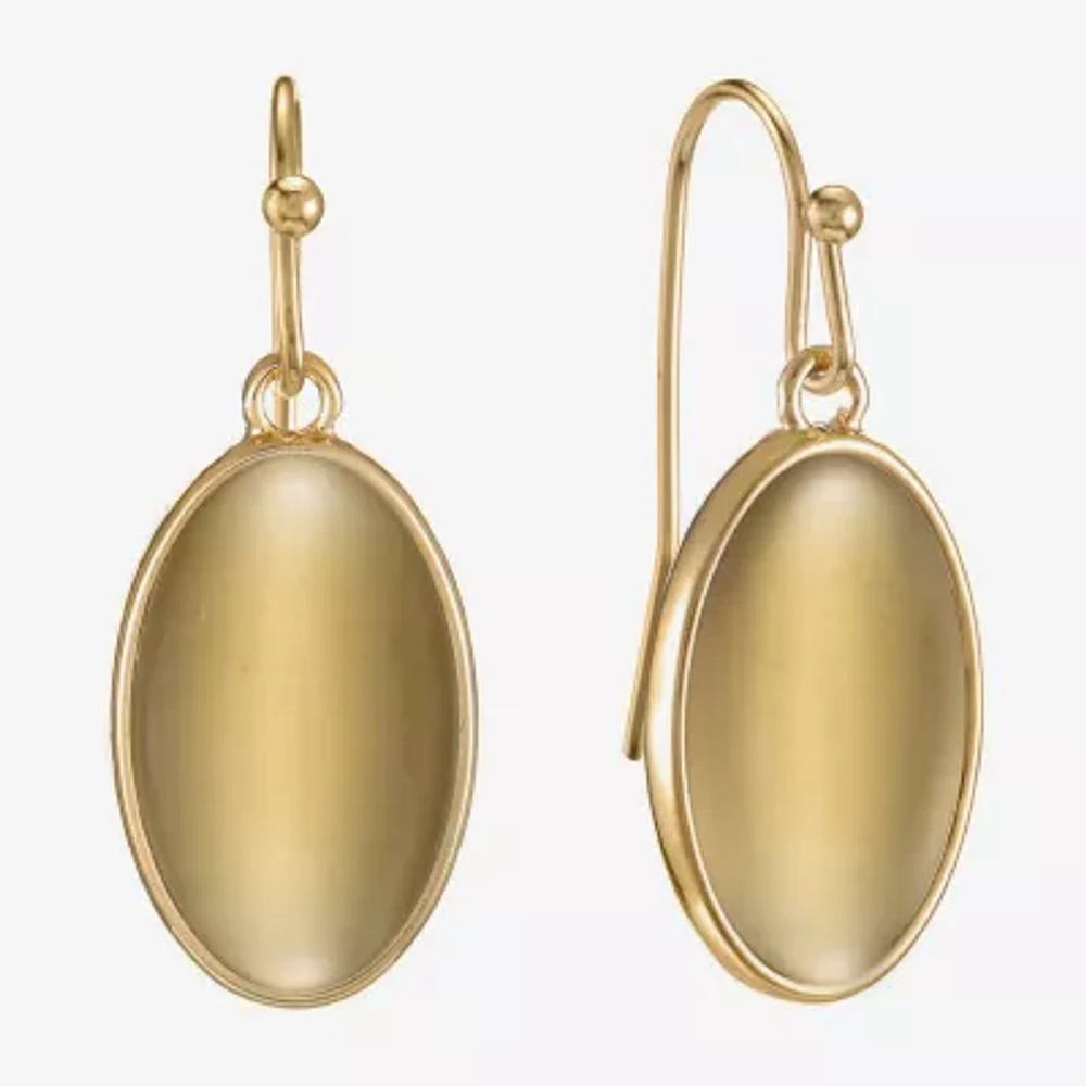 Liz Claiborne Oval Drop Earrings