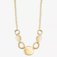 Liz Claiborne 17 Inch Link Round Collar Necklace