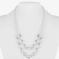 Liz Claiborne Layered Womens Inch Strand Necklace