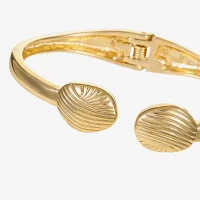 Liz Claiborne Textured Round Cuff Bracelet