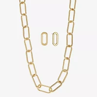 Liz Claiborne Collar Necklace And Drop Earring 2-pc. Jewelry Set