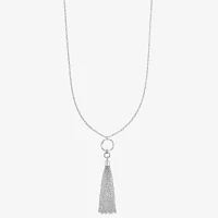 Liz Claiborne Tassel Womens 34 Inch Strand Necklace