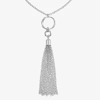 Liz Claiborne Tassel Womens 34 Inch Strand Necklace