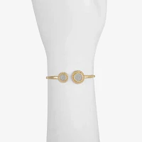 Monet Jewelry Two Tone Round Cuff Bracelet