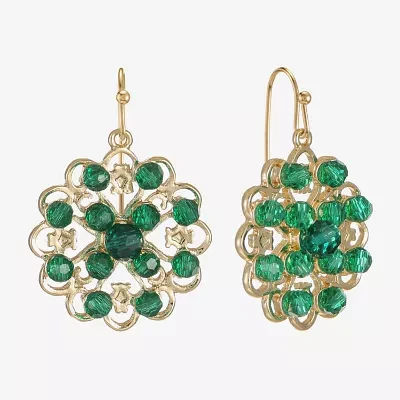 Liz Claiborne Cluster Drop Earrings