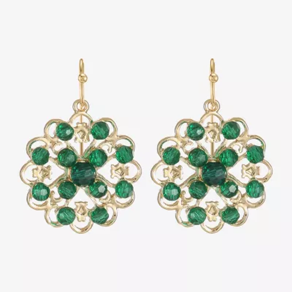 Liz Claiborne Cluster Drop Earrings