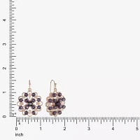 Liz Claiborne Cluster Womens Drop Earrings