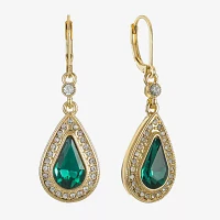 Monet Jewelry Womens Glass Drop Earrings