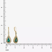 Monet Jewelry Womens Glass Drop Earrings