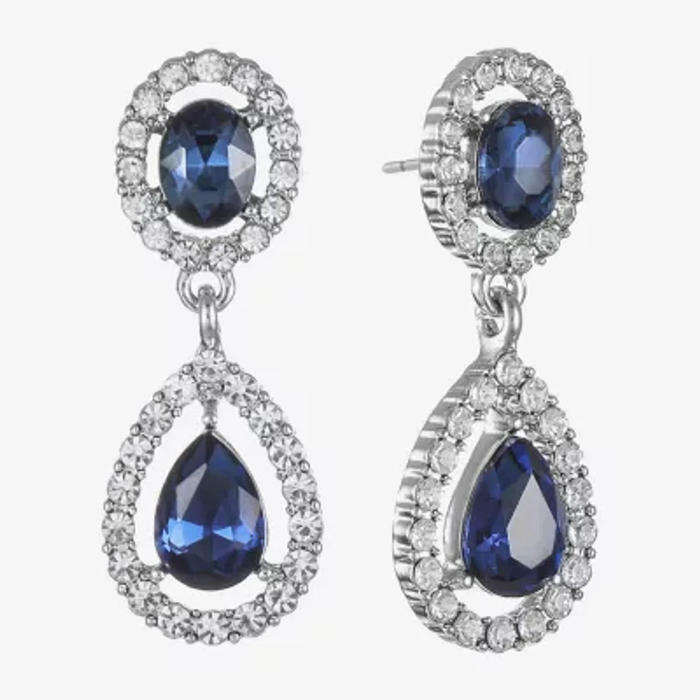 Monet Jewelry Glass Drop Earrings