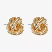 Monet Jewelry Knot 14mm Stud Earrings