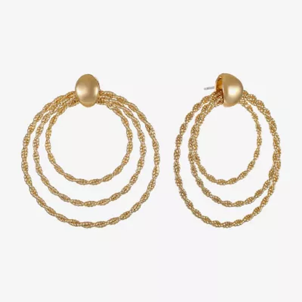 Monet Jewelry Door Knocker Drop Earrings