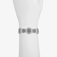 Monet Jewelry Womens Glass Round Stretch Bracelet