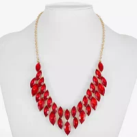 Monet Jewelry Glass 18 Inch Rolo Statement Necklace