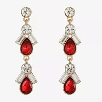 Monet Jewelry Glass Drop Earrings