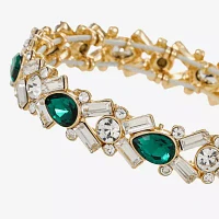 Monet Jewelry Womens Glass Stretch Bracelet