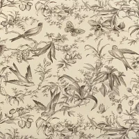 Rose Tree Bird Paradise Rod Pocket Tailored Valance