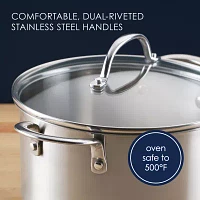 Rachael Ray Stainless Steel 6-qt. Stockpot