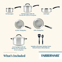 Farberware Brilliance Stainless Steel 10-pc. Cookware Set