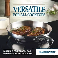 Farberware Brilliance Stainless Steel 12.25" Frying Pan