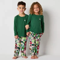 North Pole Trading Co. Toddler Unisex Microfleece 2-pc. Christmas Matching Family Pajama Set