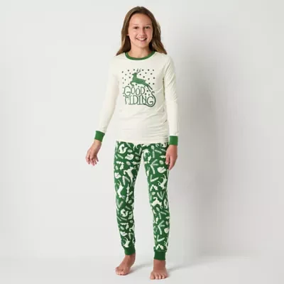 North Pole Trading Co. Little & Big Unisex 2-pc. Christmas Matching Family Pajama Set