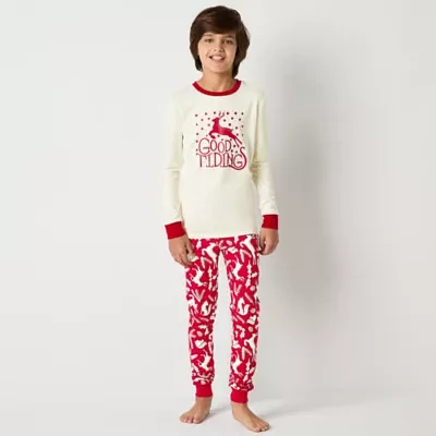 North Pole Trading Co. Little & Big Unisex 2-pc. Christmas Matching Family Pajama Set