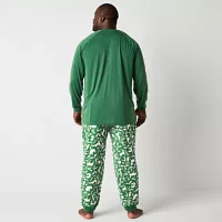 North Pole Trading Co. Mens Big Long Sleeve 2-pc. Matching Family Pant Pajama Set