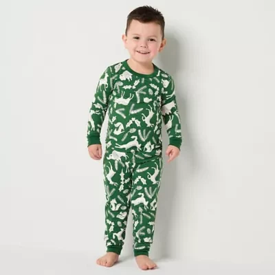 North Pole Trading Co. Toddler Unisex 2-pc. Christmas Matching Family Pajama Set