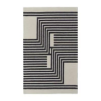 Weave And Wander Ardon Transitional Abstract Indoor Rectangular Area Rug