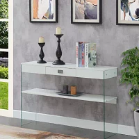 Soho Glass Top 1-Drawer