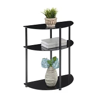 Design2go Glass Top Console Table