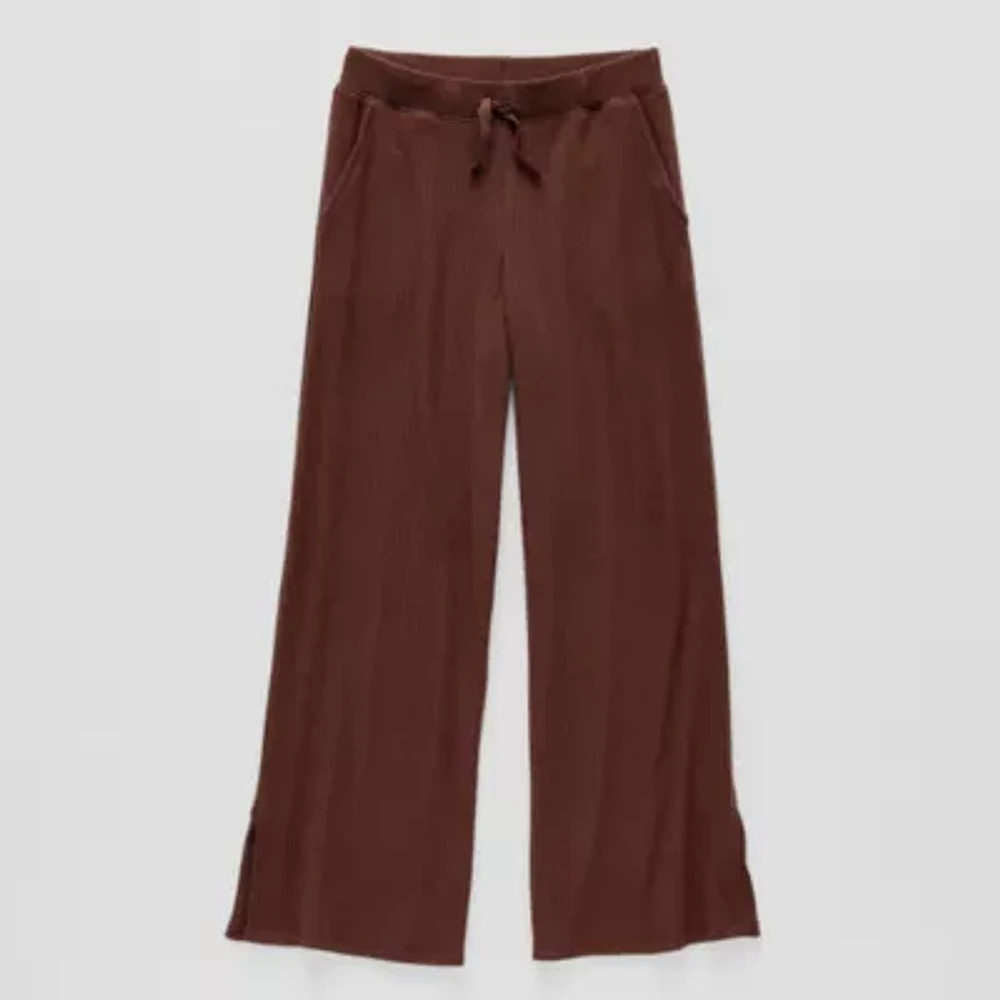 Thereabouts Little & Big Girls Wide Leg Pull-On Pants