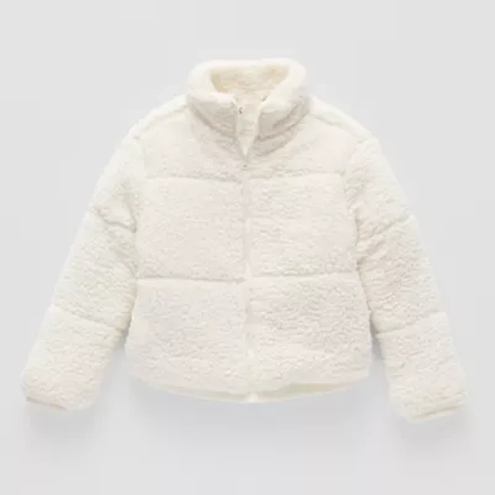 Xersion Little & Big Girls Midweight Puffer Jacket