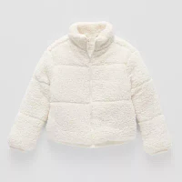 Xersion Little & Big Girls Midweight Puffer Jacket