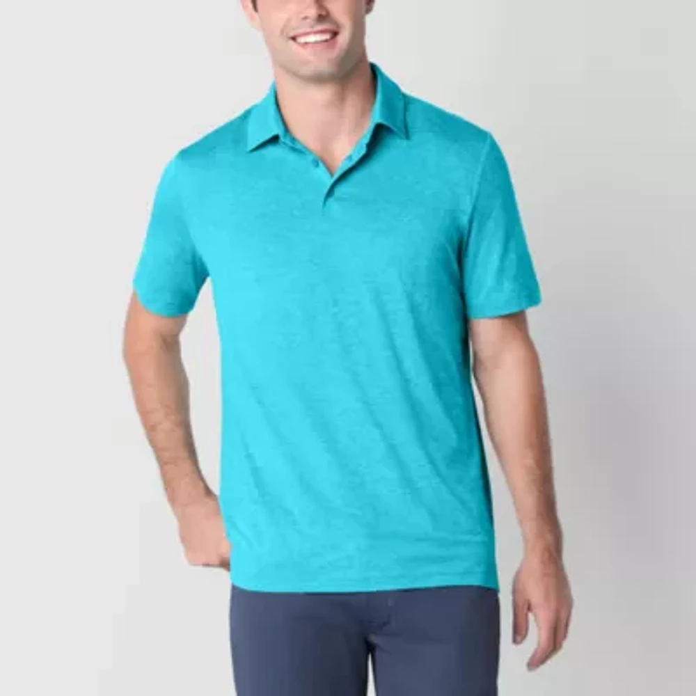 Stylus Mens Regular Fit Short Sleeve Supersoft Essential Polo Shirt