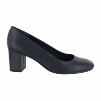 Easy Street Womens Proper Block Heel Pumps