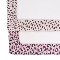 The Peanutshell Animal Print 2-pc. Playard Sheet