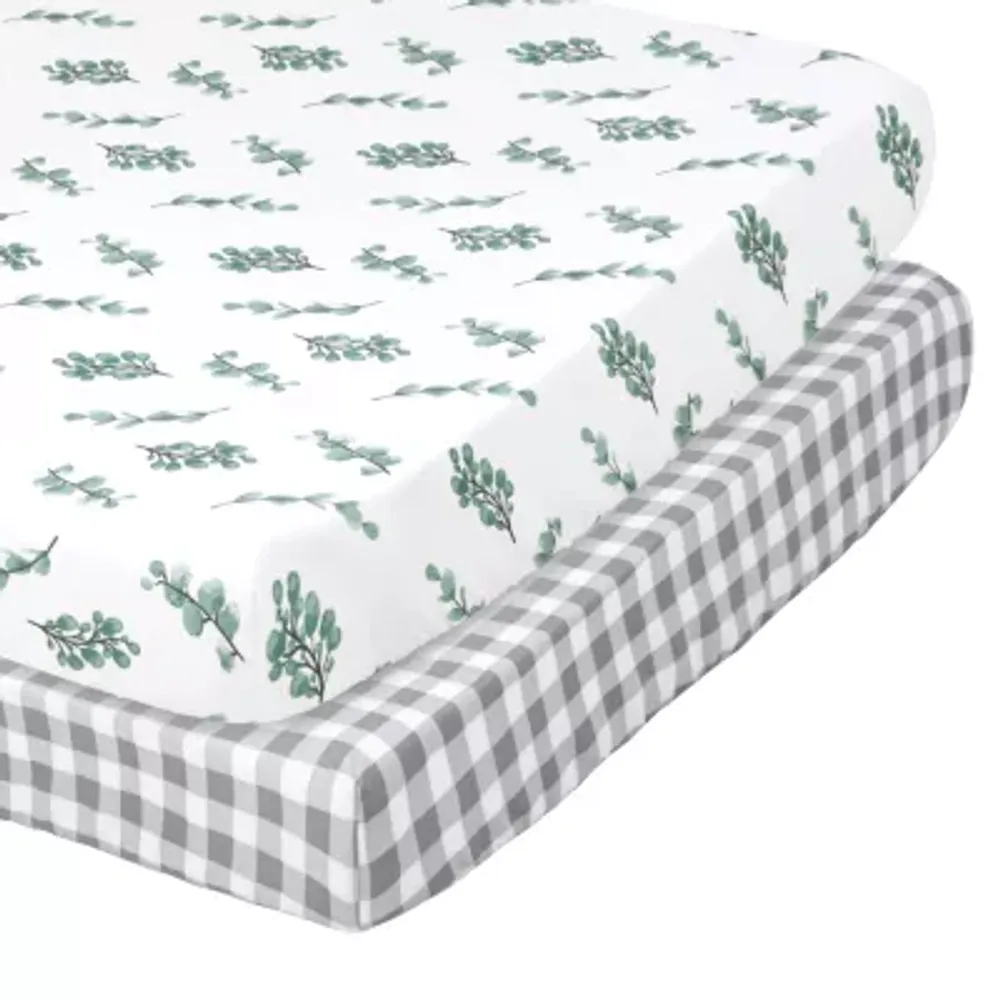 The Peanutshell Farmhouse 2-pc. Playard Sheet