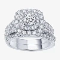 Modern Bride® Signature 2 CT.T.W. Certified natural Diamond Bridal Set