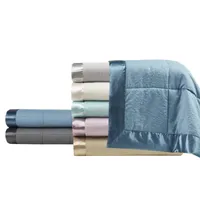 Madison Park Parkman Oversized Down Alternative Blanket with Satin Trim