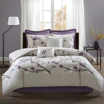 Madison Park Isabella Cotton Floral Comforter Set