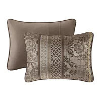 Madison Park Venetian 6-Pc Jacquard Quilt Set with Throw Pillows