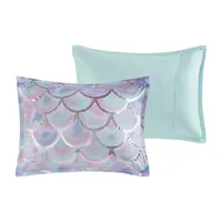 Mi Zone Phoebe Metallic Printed Reversible Comforter Set