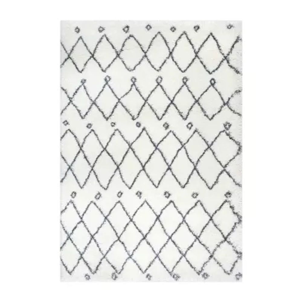 Nuloom Lizzie Geometric Indoor Rectangular Accent Rug