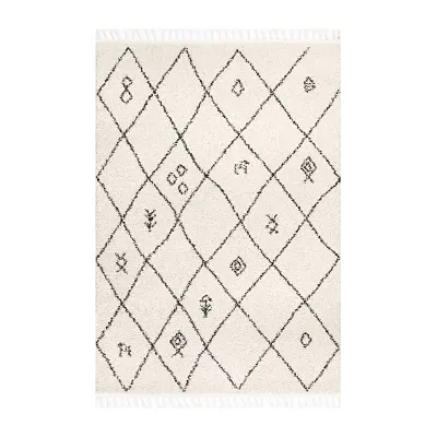 Nuloom Chrissy Geometric Indoor Rectangular Accent Rug