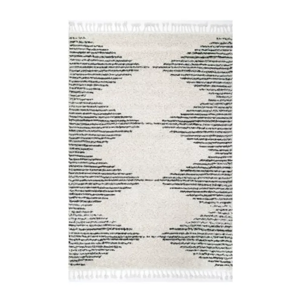 Nuloom Sqbria Striped Indoor Square Area Rugs