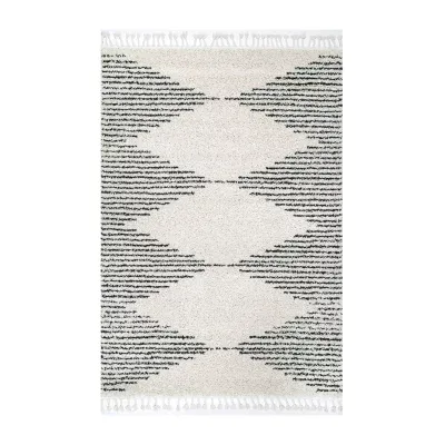 Nuloom Sqbria Striped Indoor Square Area Rug